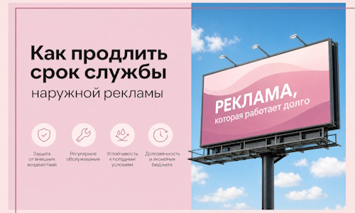 Как продлить срок службы наружной рекламы в Выксе