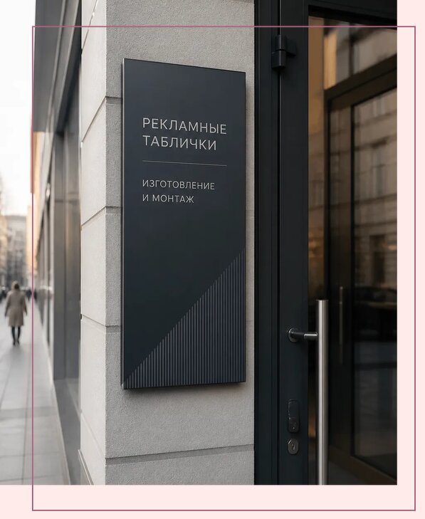 Рекламные таблички в Выксе по цене от 4667 р. | Аванза-Вкс