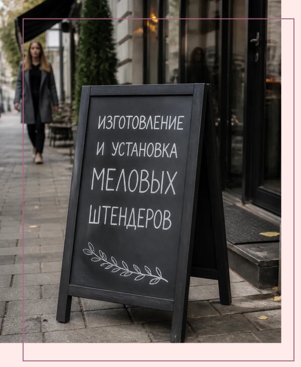 Меловые штендеры в Выксе по цене от 6741 р. | Аванза-Вкс